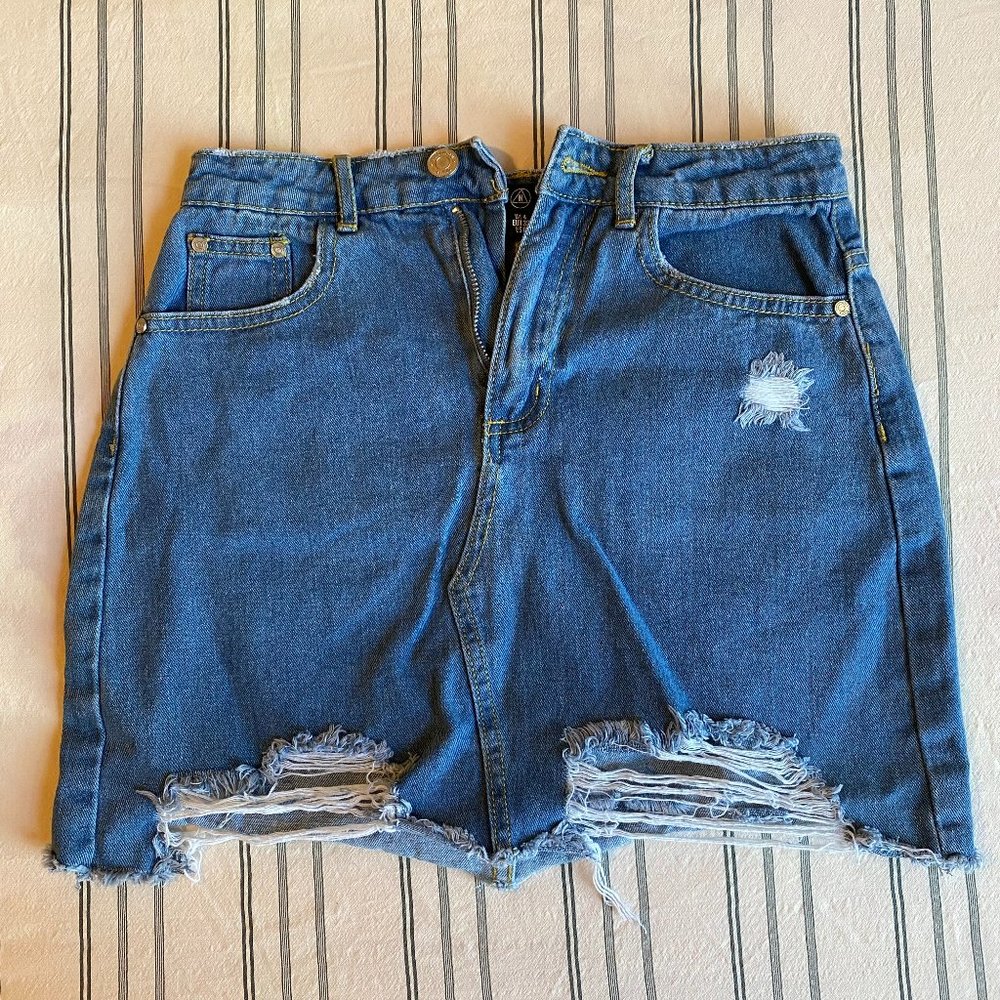 Missguided Denim Skirt